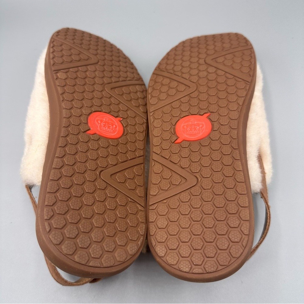 Born Handcrafted Shearling Mules Flats Casual Slingback Shoe Slippers Clog Sz 9 - Picture 7 of 9